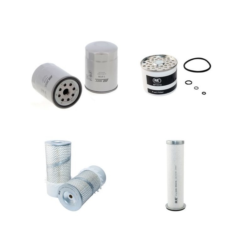 Filter Kit for Bobcat 1213 Air Oil Fuel Filters with Isuzu 4JB1 Engine