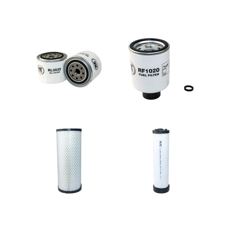 Filter Kit for Bobcat 5610 Air Oil Fuel Filters with Kubota V2003 Engine