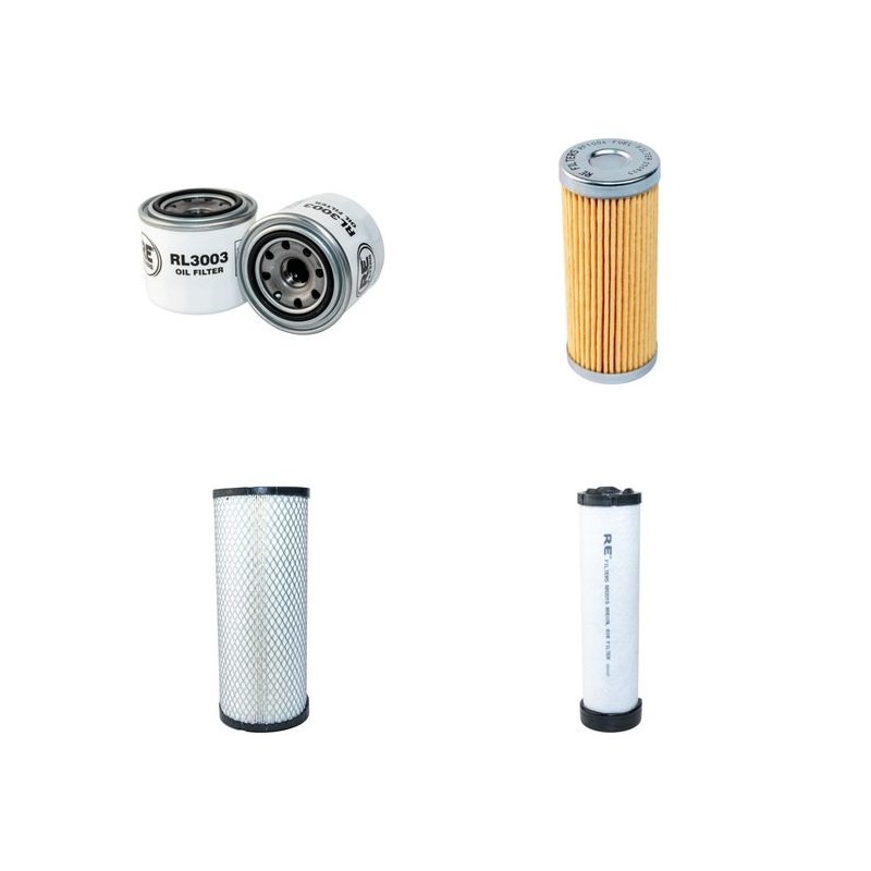 BRANSON 5020 C/ CX Filter Service Kit Air Oil Fuel Filters w/KUKJE A 2300N1/2 Eng.