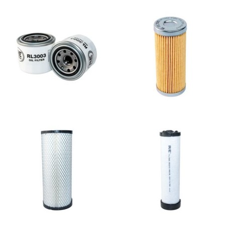 BRANSON 5020 C/ CX Filter Service Kit Air Oil Fuel Filters w/KUKJE A 2300N1/2 Eng.