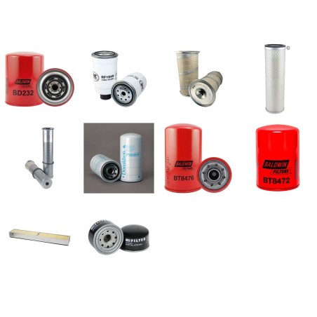 BRAUD + FAUCHEUX SB 58 Filter Service Kit with Iveco Eng