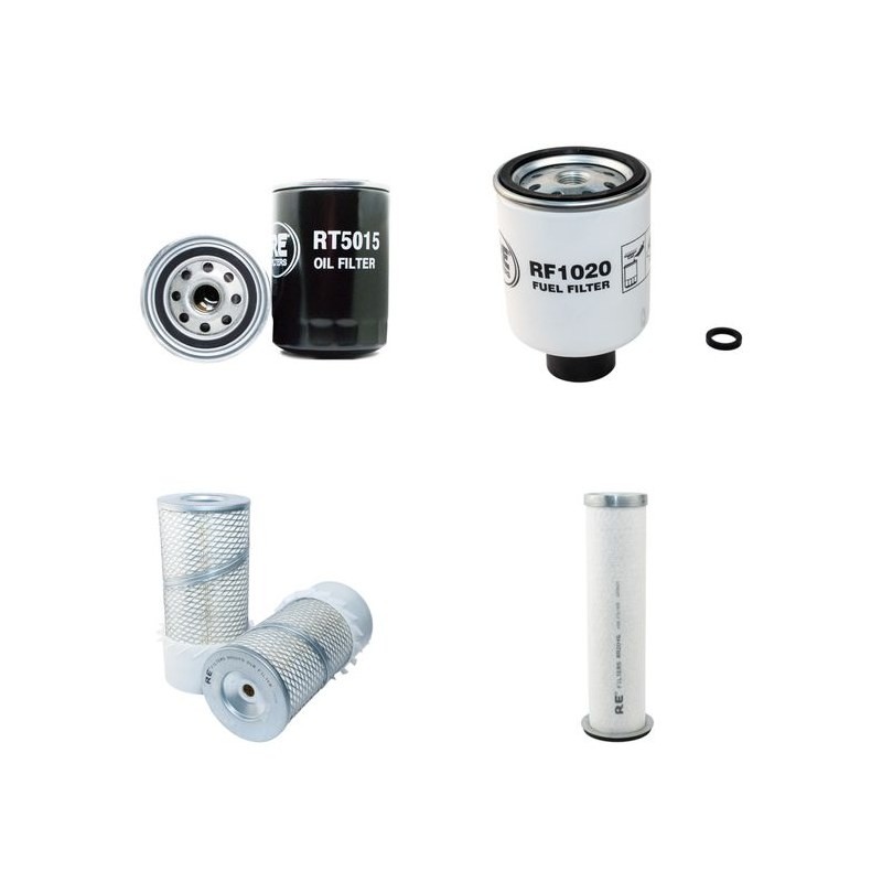 BRUNETT 578F Filter Service Kit Air Oil Fuel Filters w/JOHN DEERE Eng. SN   156-