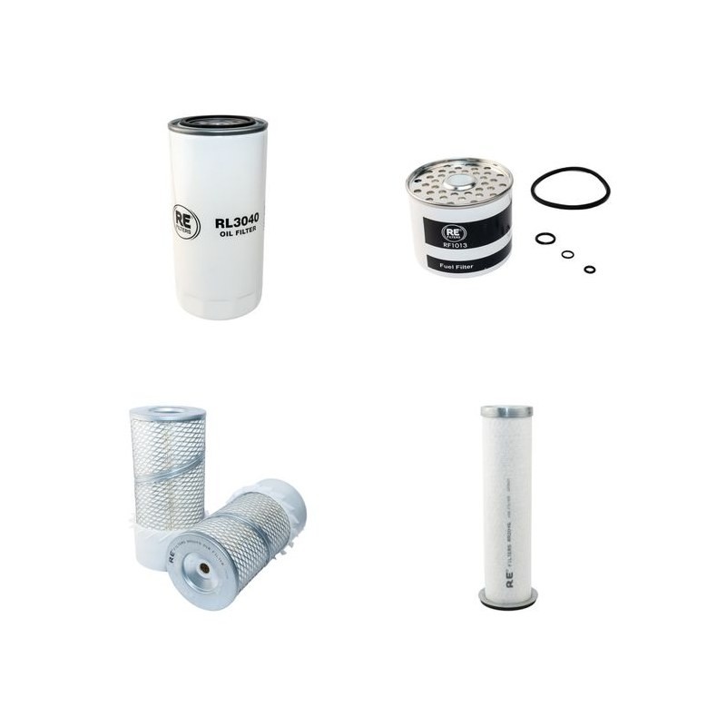 BRUNETT MINI BRUNETT 578  Filter Service Kit Air Oil Fuel Filters w/246T2D Eng. SN  -155