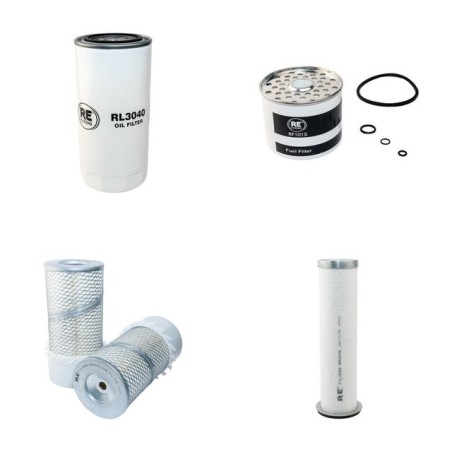 BRUNETT MINI BRUNETT 578  Filter Service Kit Air Oil Fuel Filters w/246T2D Eng. SN  -155