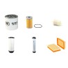 BUCHER CITYCAT 2000 Filter Service Kit w/Kubota F 2503T Eng.