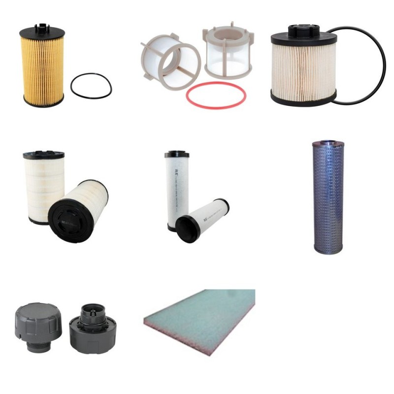 BUCHER CITYCAT 5000 (Serie 3) Filter Service Kit w/MERCEDES OM 904 Eng.