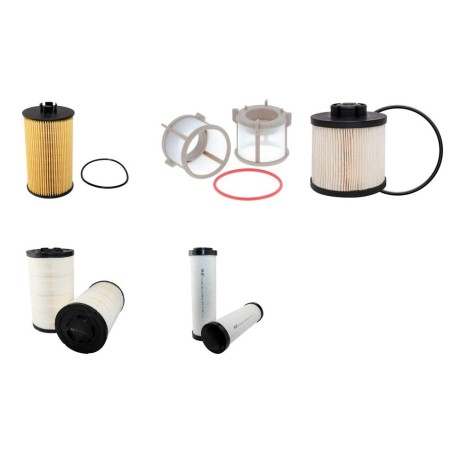 BUCHER CITYCAT 5000 (Serie 3) Filter Service Kit Air Oil Fuel Filters w/MERCEDES OM 904 Eng.