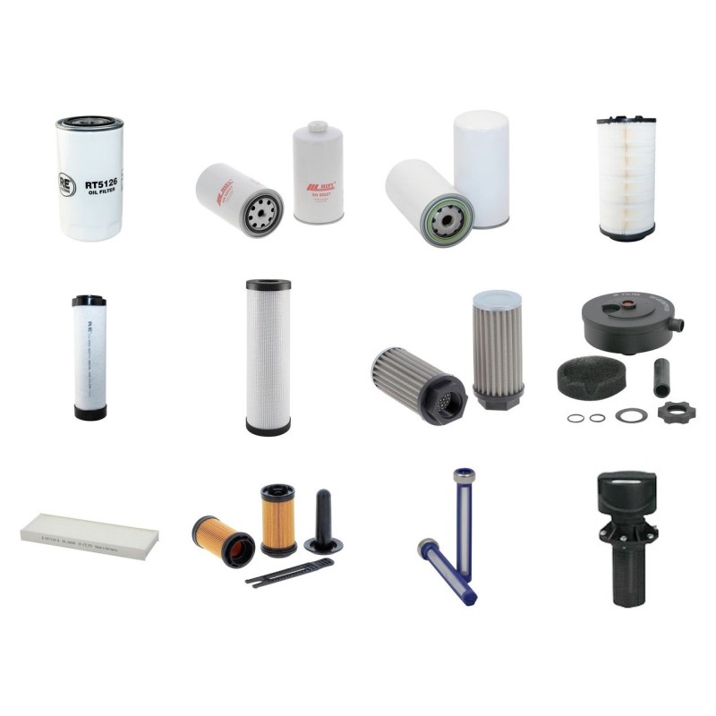 BUCHER CITYCAT 5006 SL/XL Filter Service Kit w/Iveco NEF 45 ENT 6 Eng.   YR  2014-