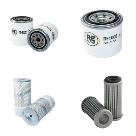 BUCHER GRANIT 2400 Filter Service Kit with Kubota 4 Zyl Eng