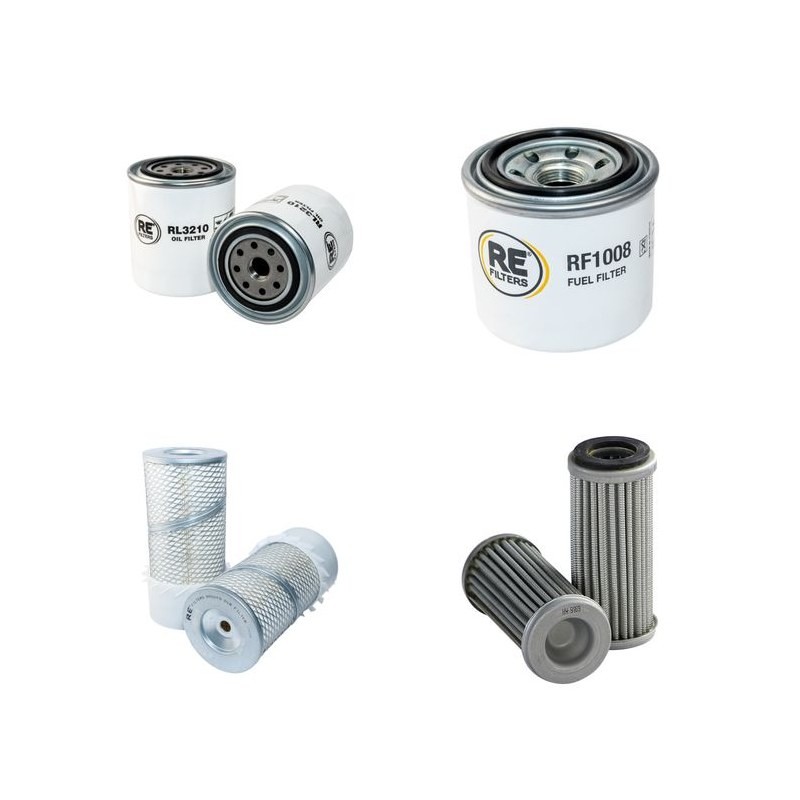 BUCHER GRANIT 2800 Filter Service Kit with Kubota 4 Zyl Eng