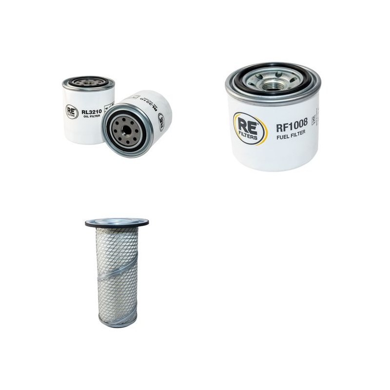 BUCHER TM 900 HST Filter Service Kit Air Oil Fuel Filters w/Kubota Eng.