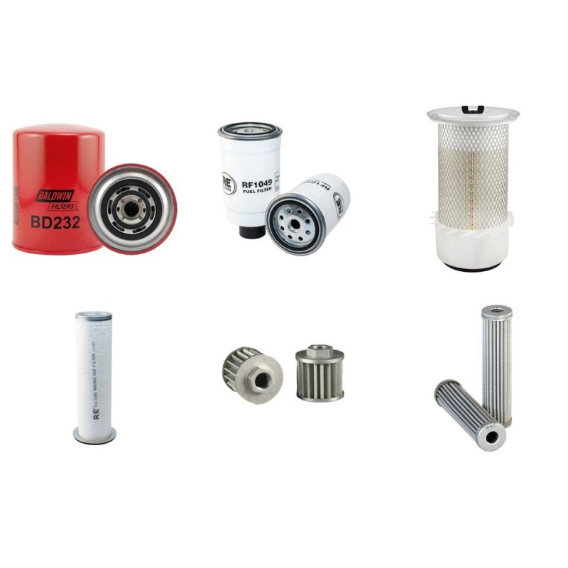 BUCHER ZENIT 4000 Filter Service Kit w/Iveco Eng.