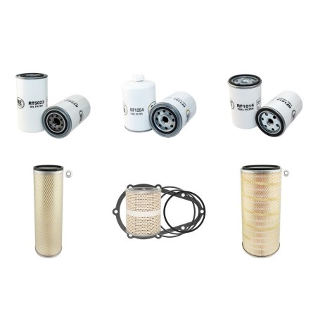 Filter kit for Case 1620 2. with Cummins 6T590 Engine Serial No  JJC0032631-