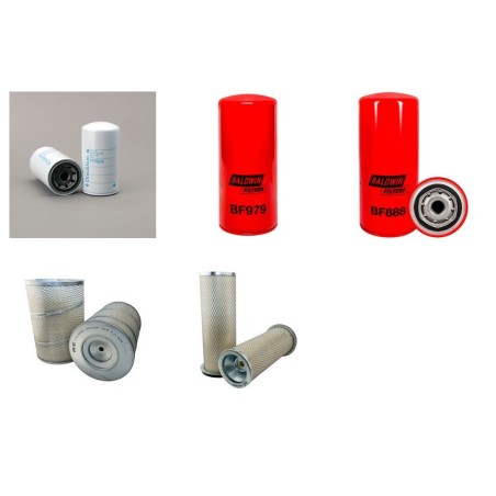 Filter kit for Case 1640 with DT466 Engine Serial No -JJC0038345