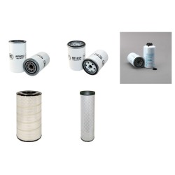Filter kit for Case 2144 Air Oil Fuel Filters with Cummins 6BTA590 Engine