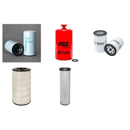 Filter kit for Case 2166 JJC 0176200- Air Oil Fuel Filters