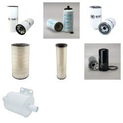 CASE 2388 Filter Service Kit w/Cummins 6TAA-8304 24V Eng.
