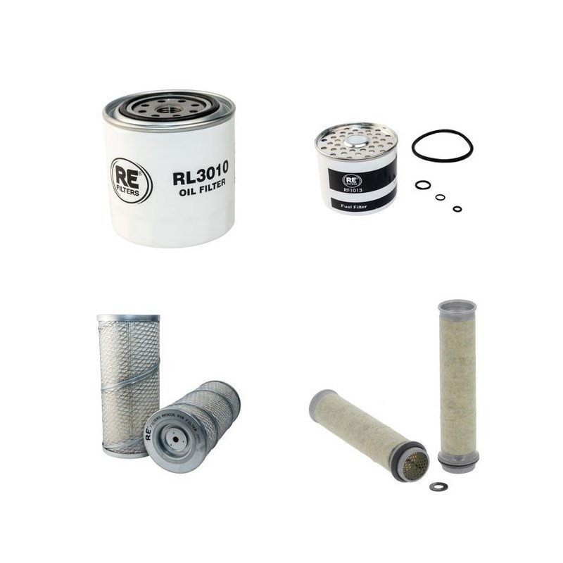 CASE 734 Filter Service Kit Air Oil Fuel Filters