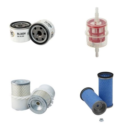 Filter kit suitable for CAT CB114 with Hatz 2G40H Engine Air Oil Fuel Filters