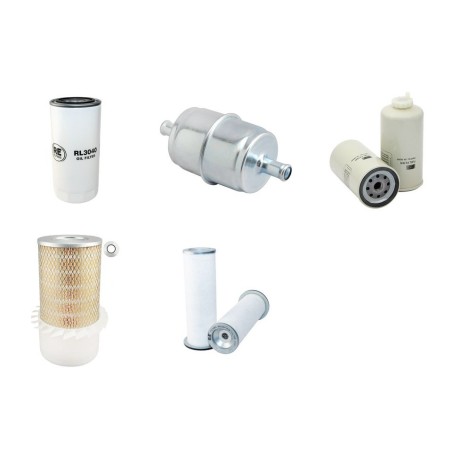 Case 4240 Filter Service Kit Air - Oil - Fuel Filters with  D268T Engine
