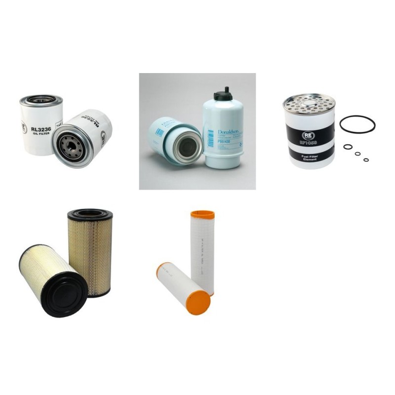 Filter kit for Case CVX 120 - 130 - 150 - 170 Tractor Air - Oil - Fuel