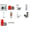 Filter kit for Case JX75 Tractor 