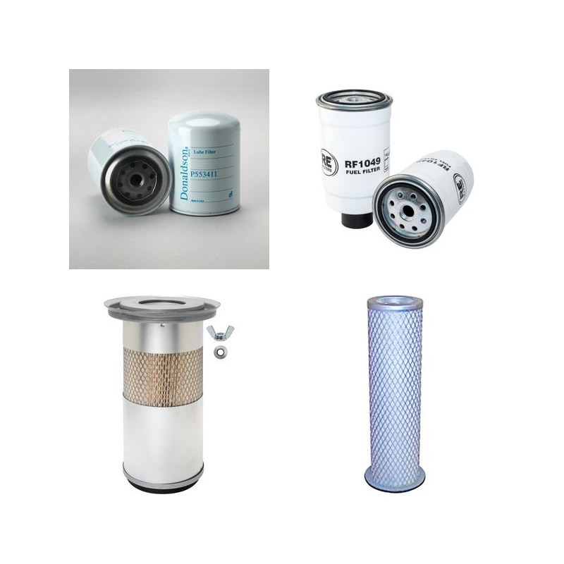Filter kit for Case JX 100U Air Oil Fuel Filters