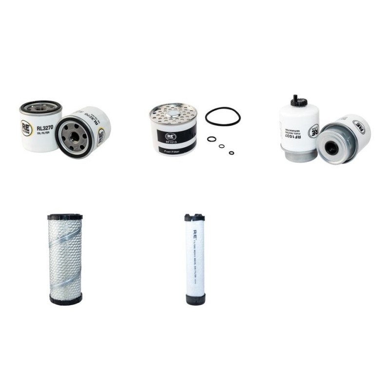 Filter kit suitable for CAT CB334D with Perkins 4HW00161 Engine Air Oil Fuel Filters