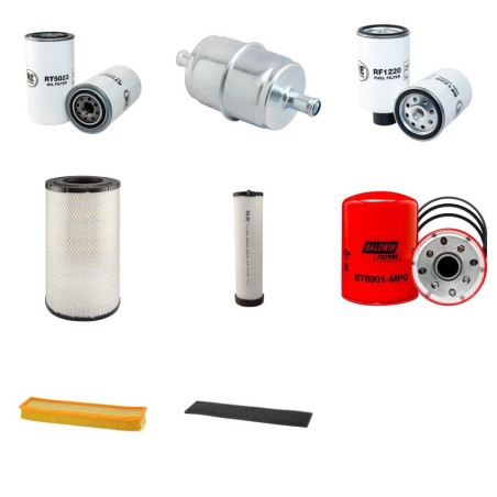 Filter kit for Case-International-STEYR MX 135 with Cummins 9T590 Engine