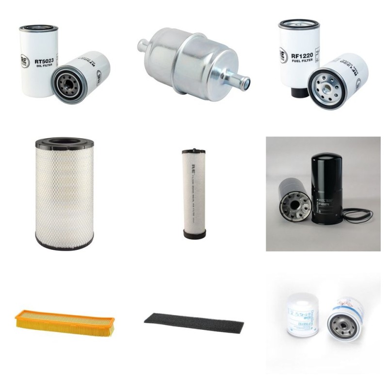 Filter kit for Case-International-STEYR MX 150 with Cummins 9-590 Engine