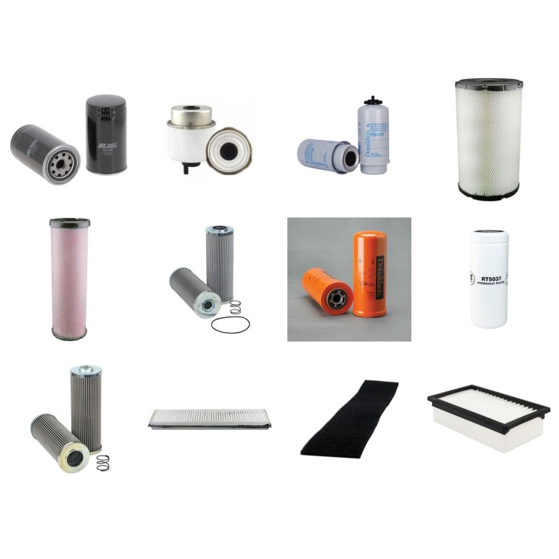 Filter kit for Case MXM 190 PRO with Iveco Engine