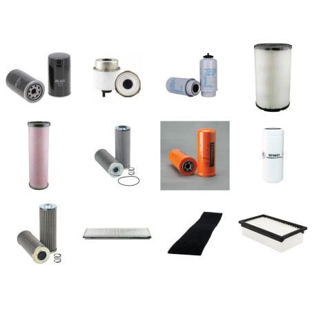 CASE MXM 190 PRO Filter Service Kit w/Iveco Eng.