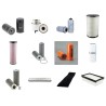 Filter kit for Case MXM 190 PRO with Iveco Engine