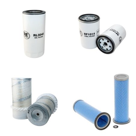 Filter kit suitable for CAT CB525 with Deutz F5L912 Engine Air Oil Fuel Filters