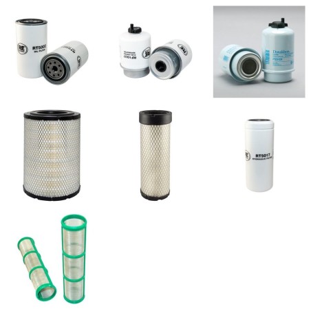 Filter kit suitable for CAT CB535B with CAT Engine Serial No 3AR1-