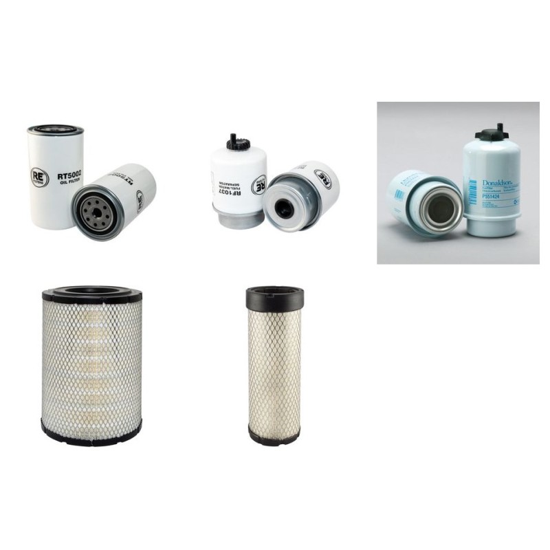 Filter kit suitable for CAT CB535B with CAT Engine Serial No 3AR1- Air Oil Fuel Filters