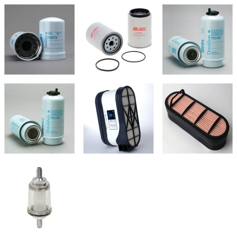 CLAAS ARION 510 Filter Service Kit w/DPS (117HP/PS) Eng. Air, Oil, Fuel Filters