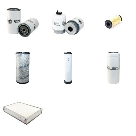 Filter kit suitable for CAT CS433C with Perkins 1104D Engine