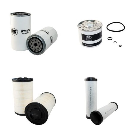CLAAS DOMINATOR 68 Filter Service Kit Air Oil Fuel Filters w/Perkins 1006.6 Eng.