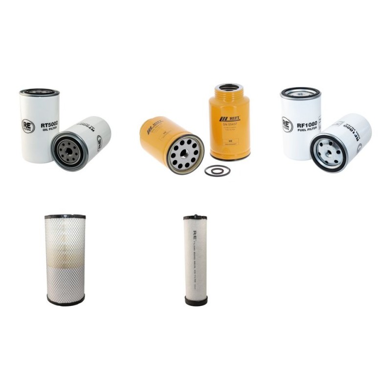 Filter kit suitable for CAT CS54 with Perkins Engine Air Oil Fuel Filters