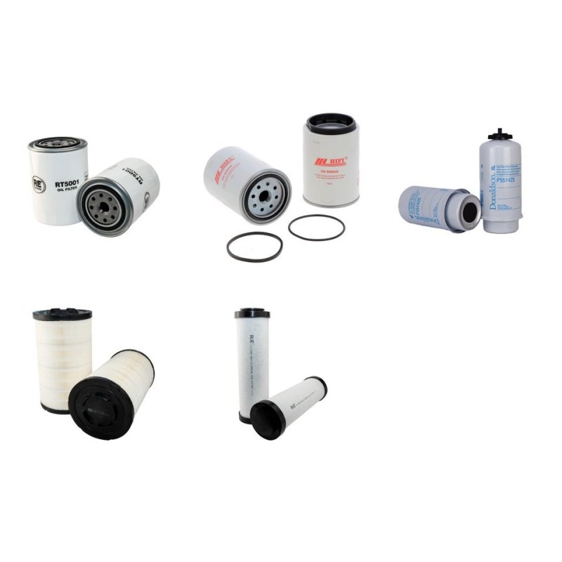 CLAAS DOMINATOR 130 Filter Service Kit Air Oil Fuel Filters w/CAT 3056E Eng.