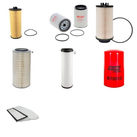 CLAAS DOMINATOR 128 VX Filter Service Kit w/MERCEDES OM906LA Eng.