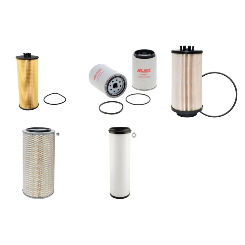 CLAAS DOMINATOR 128 VX Filter Service Kit Air Oil Fuel Filters w/MERCEDES OM906LA Eng.