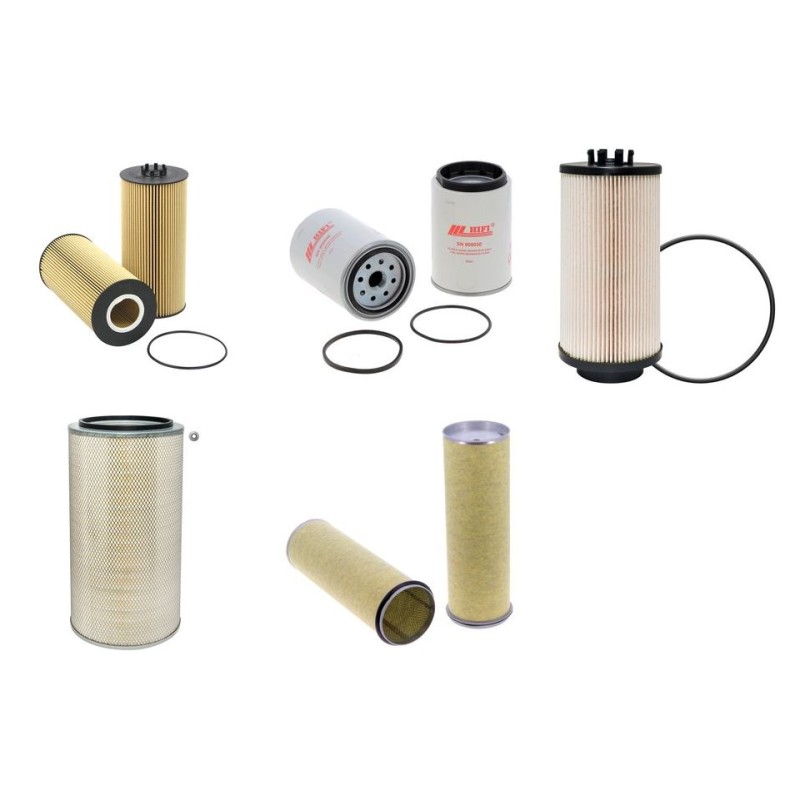 CLAAS JAGUAR 980 Filter Service Kit Air Oil Fuel Filters w/MERCEDES OM 460LA 2X Eng.   YR  2008-