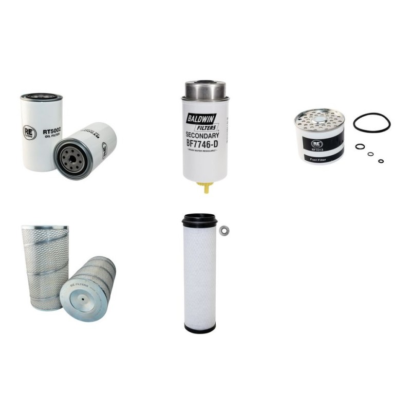 CLAAS MEGA 202 Filter Service Kit Air Oil Fuel Filters w/Perkins 1006.6T Eng.