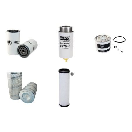 CLAAS MEGA 202 Filter Service Kit Air Oil Fuel Filters w/Perkins 1006.6T Eng.