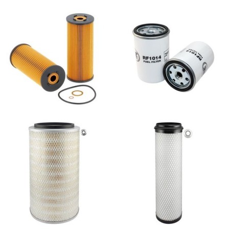 CLAAS MEGA 204 Filter Service Kit Air Oil Fuel Filters w/MERCEDES OM366LA Eng.