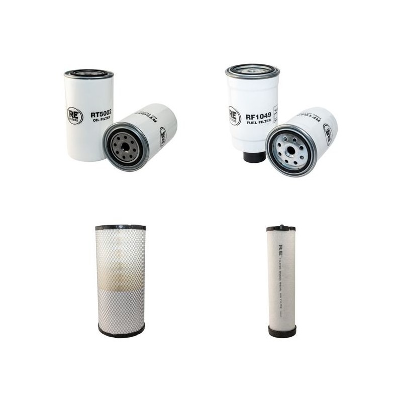 CLAAS TARGO K 70 Filter Service Kit Air Oil Fuel Filters w/Perkins 1004.40T Eng.   YR  2001-