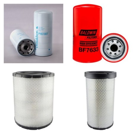 Filter kit suitable for CAT D250 EII with CAT 13Z39400- Engine Serial No 4PS1- Air Oil Fuel Filters