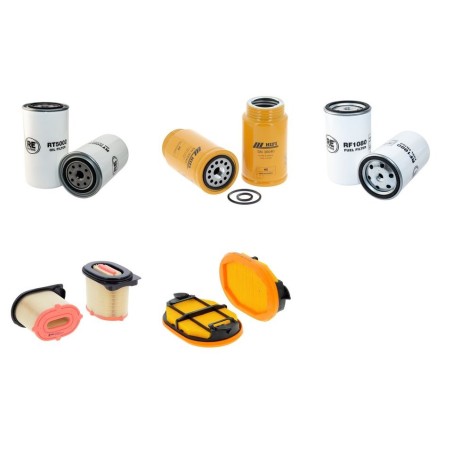 Filter kit suitable for CAT D3K with CAT C4E1- Engine Serial No FFF1/JTD1/LLL1 Air Oil Fuel Filters